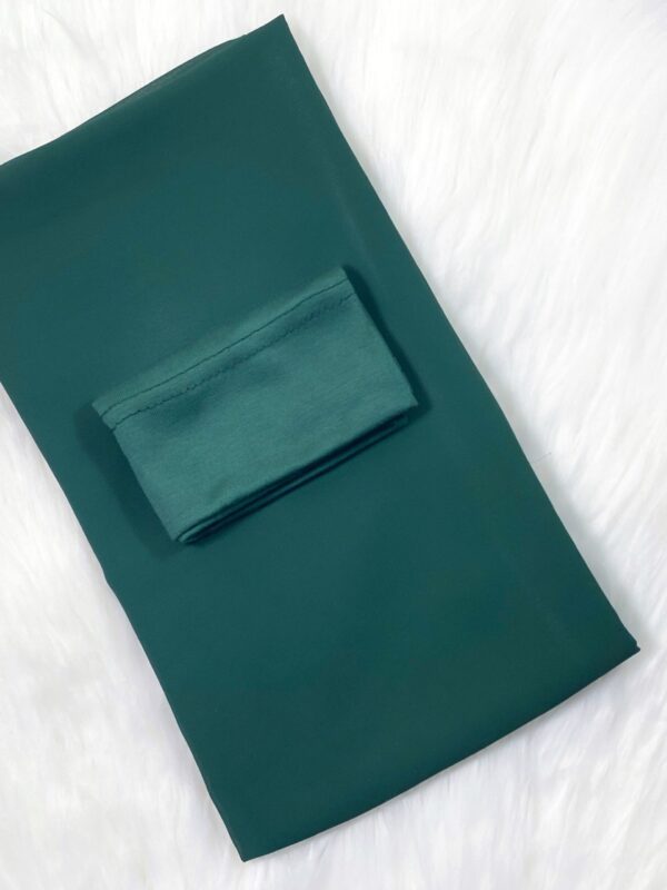 Hijab + Cap Set - Dark Green