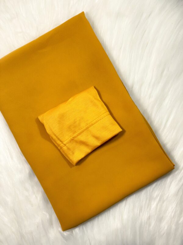 Hijab + Cap Set -  Mustard Yellow