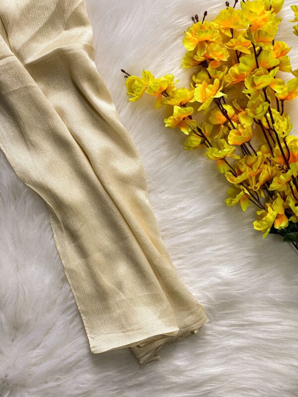 Satin Silk Hijab - Off White