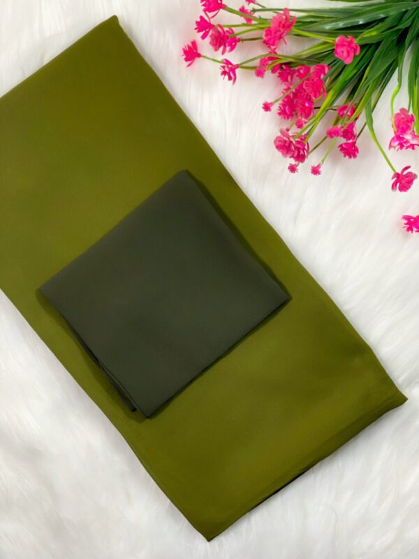 Hijab + Naqab Set - Olive Green