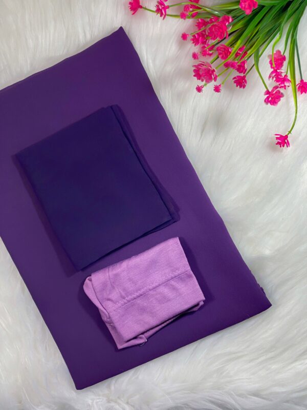 Hijab With Naqab & Cap Set - Color Name