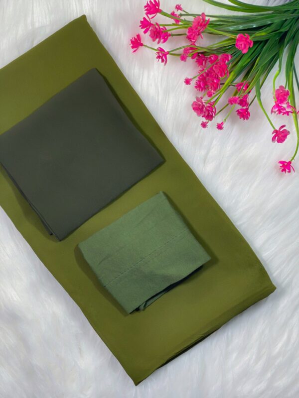 Hijab With Naqab & Cap Set - Color Name