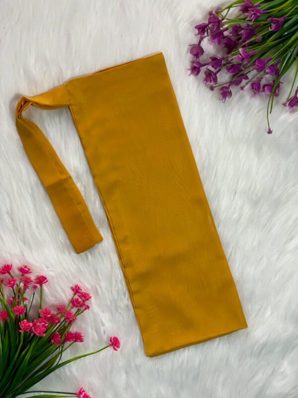 Tie Back Naqab - Mustard Yellow