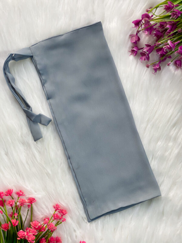 Tie Back Naqab - Light Grey