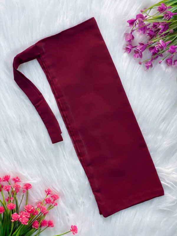 Tie Back Naqab - Burgandy