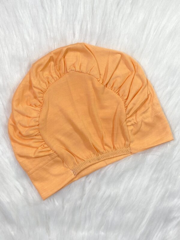 Elastic Inner Hijab Cap - Rosy Brown - Image 2