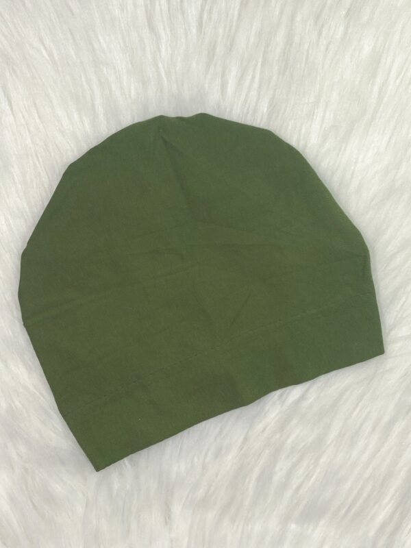 Elastic Inner Hijab Cap - Olive Green