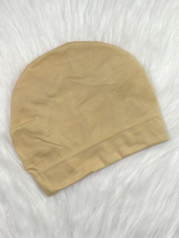 Elastic Inner Hijab Cap - Dark Salmon