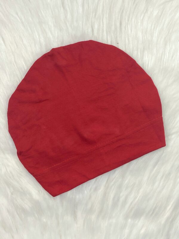 Elastic Inner Hijab Cap - Red