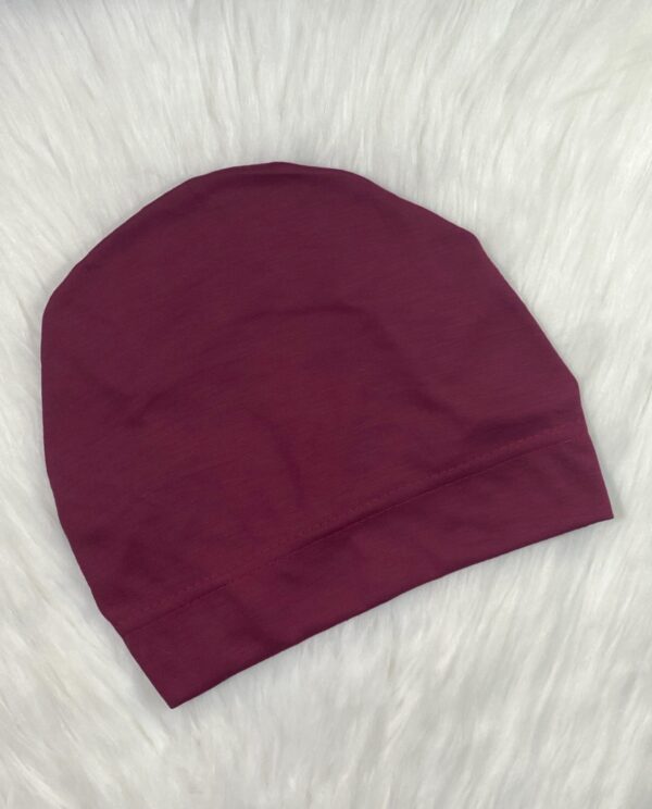 Elastic Inner Hijab Cap - Burgandy